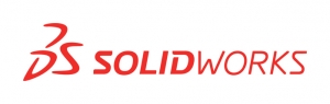 Dessault Systems Solidworks Primary Logo - red on white horizontal